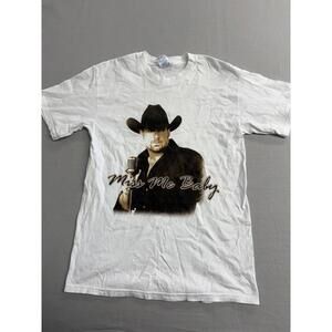 Vintage Chris Cagle Country T-shirt 2005 Miss Me Baby Song M
